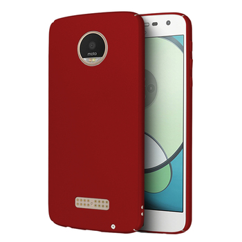 Microsonic Motorola Moto Z Play Kılıf Premium Slim Kırmızı