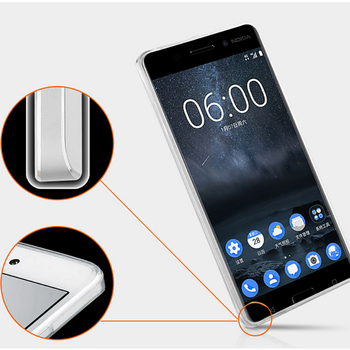 Microsonic Nokia 6 Kılıf Transparent Soft Pembe