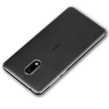 Microsonic Nokia 6 Kılıf Transparent Soft Siyah