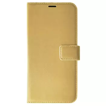 Microsonic Omix X300 Kılıf Delux Leather Wallet Gold