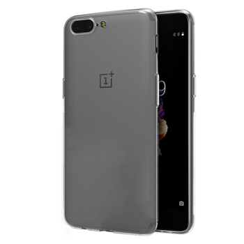 Microsonic OnePlus 5 Kılıf Transparent Soft Siyah