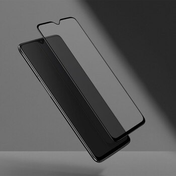 Microsonic OnePlus 6T Kavisli Temperli Cam Ekran Koruyucu Film Siyah