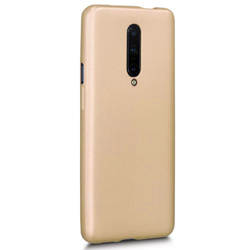 Microsonic OnePlus 7 Pro Kılıf Matte Silicone Gold