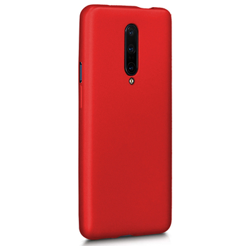 Microsonic OnePlus 7 Pro Kılıf Matte Silicone Kırmızı