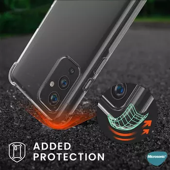 Microsonic OnePlus 9 Kılıf Anti Shock Silikon Şeffaf