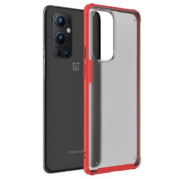Microsonic OnePlus 9 Pro Kılıf Frosted Frame Kırmızı Microsonic OnePlus 9 Pro Kılıf Frosted Frame Kırmızı