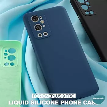 Microsonic OnePlus 9 Pro Kılıf Groovy Soft Siyah