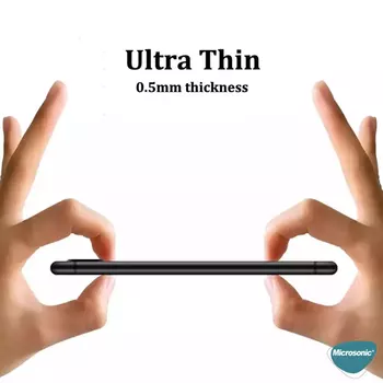 Microsonic OnePlus 9 Pro Kılıf Matte Silicone Siyah