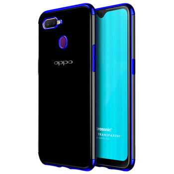 Microsonic Oppo A12 Kılıf Skyfall Transparent Clear Mavi Microsonic Oppo A12 Kılıf Skyfall Transparent Clear Mavi