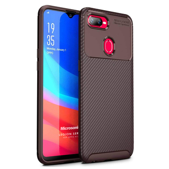 Microsonic Oppo A12 Kılıf Legion Series Kahverengi Microsonic Oppo A12 Kılıf Legion Series Kahverengi