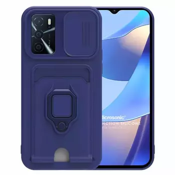 Microsonic Oppo A16 Kılıf Multifunction Silicone Lacivert Microsonic Oppo A16 Kılıf Multifunction Silicone Lacivert