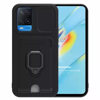 Microsonic Oppo A54 4G Kılıf Multifunction Silicone Siyah Microsonic Oppo A54 4G Kılıf Multifunction Silicone Siyah