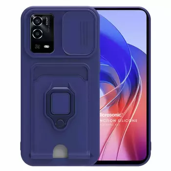 Microsonic Oppo A55 4G Kılıf Multifunction Silicone Lacivert Microsonic Oppo A55 4G Kılıf Multifunction Silicone Lacivert