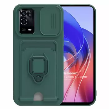 Microsonic Oppo A55 4G Kılıf Multifunction Silicone Yeşil Microsonic Oppo A55 4G Kılıf Multifunction Silicone Yeşil