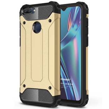 Microsonic Oppo A5S Kılıf Rugged Armor Gold