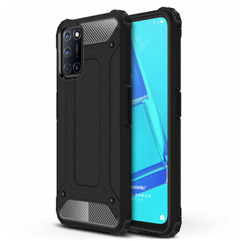 Microsonic Oppo A72 Kılıf Rugged Armor Siyah