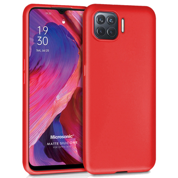 Microsonic Oppo A73 Kılıf Matte Silicone Kırmızı Microsonic Oppo A73 Kılıf Matte Silicone Kırmızı