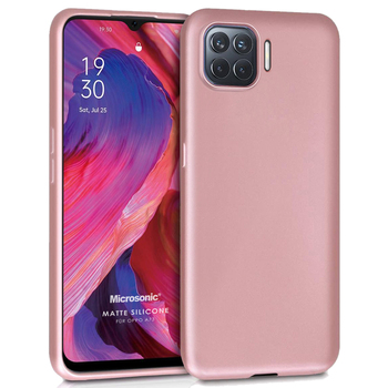 Microsonic Oppo A73 Kılıf Matte Silicone Rose Gold Microsonic Oppo A73 Kılıf Matte Silicone Rose Gold