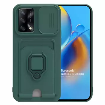 Microsonic Oppo A74 4G Kılıf Multifunction Silicone Yeşil Microsonic Oppo A74 4G Kılıf Multifunction Silicone Yeşil
