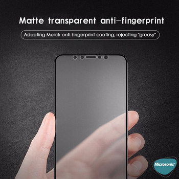 Microsonic Oppo A9 2020 Seramik Matte Flexible Ekran Koruyucu Siyah