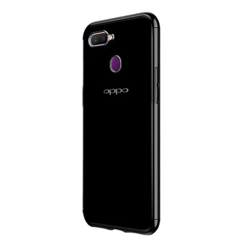 Microsonic Oppo F9 Pro Kılıf Skyfall Transparent Clear Siyah