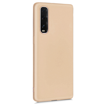 Microsonic Oppo Find X2 Kılıf Matte Silicone Gold