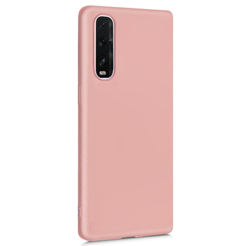 Microsonic Oppo Find X2 Kılıf Matte Silicone Rose Gold