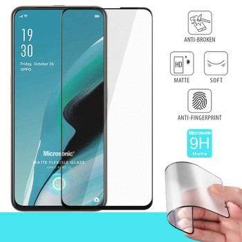 Microsonic Oppo Reno 2Z Matte Flexible Ekran Koruyucu Siyah