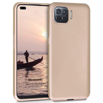 Microsonic Oppo Reno 4 Lite Kılıf Matte Silicone Gold Microsonic Oppo Reno 4 Lite Kılıf Matte Silicone Gold