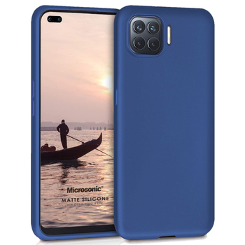 Microsonic Oppo Reno 4 Lite Kılıf Matte Silicone Lacivert Microsonic Oppo Reno 4 Lite Kılıf Matte Silicone Lacivert