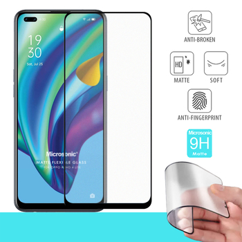 Microsonic Oppo Reno 4 Lite Matte Flexible Ekran Koruyucu Siyah Microsonic Oppo Reno 4 Lite Matte Flexible Ekran Koruyucu Siyah