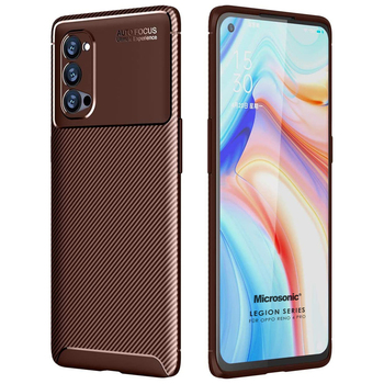 Microsonic Oppo Reno 4 Pro Kılıf Legion Series Kahverengi Microsonic Oppo Reno 4 Pro Kılıf Legion Series Kahverengi