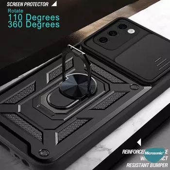 Microsonic Realme 11 Pro+ Kılıf Impact Resistant Siyah