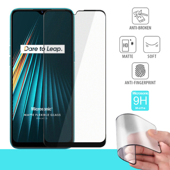 Microsonic Realme 5i Matte Flexible Ekran Koruyucu Siyah