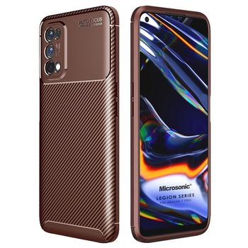 Microsonic Realme 7 Pro Kılıf Legion Series Kahverengi Microsonic Realme 7 Pro Kılıf Legion Series Kahverengi