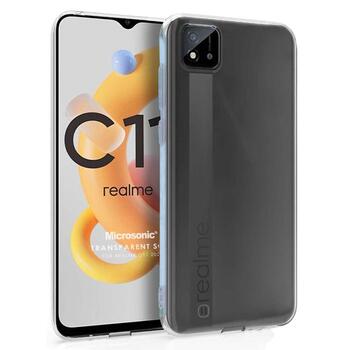 Microsonic Realme C11 2021 Kılıf Transparent Soft Beyaz