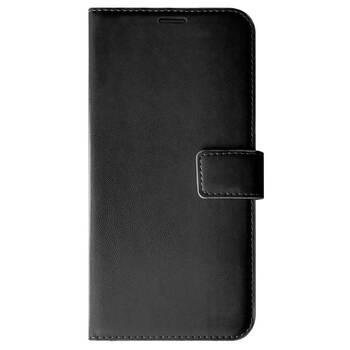 Microsonic Realme C25s Kılıf Delux Leather Wallet Siyah