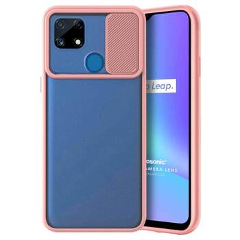Microsonic Realme C25s Kılıf Slide Camera Lens Protection Pembe Microsonic Realme C25s Kılıf Slide Camera Lens Protection Pembe