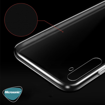 Microsonic Realme XT Kılıf Transparent Soft Beyaz