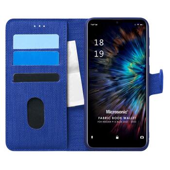 Microsonic Reeder P13 Blue 2022 Kılıf Fabric Book Wallet Lacivert Microsonic Reeder P13 Blue 2022 Kılıf Fabric Book Wallet Lacivert