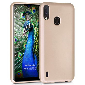 Microsonic Reeder P13 Blue Kılıf Matte Silicone Gold Microsonic Reeder P13 Blue Kılıf Matte Silicone Gold