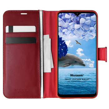 Microsonic Reeder P13 Blue Max Kılıf Delux Leather Wallet Kırmızı Microsonic Reeder P13 Blue Max Kılıf Delux Leather Wallet Kırmızı