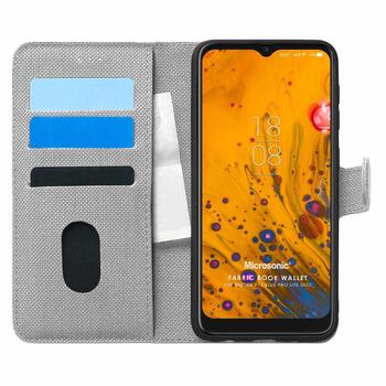 Microsonic Reeder P13 Blue Max Pro Lite 2022 Kılıf Fabric Book Wallet Gri Microsonic Reeder P13 Blue Max Pro Lite 2022 Kılıf Fabric Book Wallet Gri
