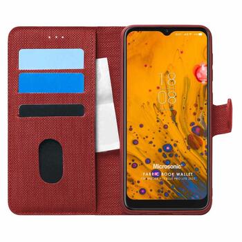 Microsonic Reeder P13 Blue Max Pro Lite 2022 Kılıf Fabric Book Wallet Kırmızı Microsonic Reeder P13 Blue Max Pro Lite 2022 Kılıf Fabric Book Wallet Kırmızı