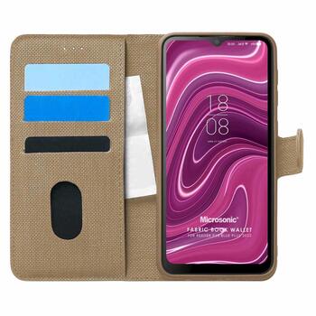 Microsonic Reeder P13 Blue Plus 2022 Kılıf Fabric Book Wallet Gold Microsonic Reeder P13 Blue Plus 2022 Kılıf Fabric Book Wallet Gold