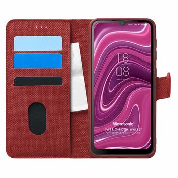 Microsonic Reeder P13 Blue Plus 2022 Kılıf Fabric Book Wallet Kırmızı Microsonic Reeder P13 Blue Plus 2022 Kılıf Fabric Book Wallet Kırmızı
