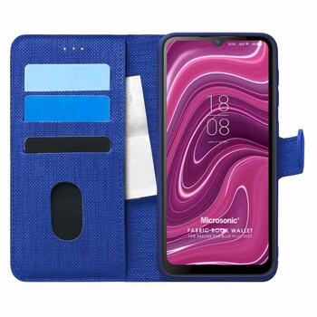 Microsonic Reeder P13 Blue Plus 2022 Kılıf Fabric Book Wallet Lacivert Microsonic Reeder P13 Blue Plus 2022 Kılıf Fabric Book Wallet Lacivert