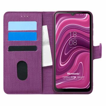 Microsonic Reeder P13 Blue Plus 2022 Kılıf Fabric Book Wallet Mor Microsonic Reeder P13 Blue Plus 2022 Kılıf Fabric Book Wallet Mor