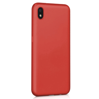 Microsonic Samsung Galaxy A01 Core Kılıf Matte Silicone Kırmızı