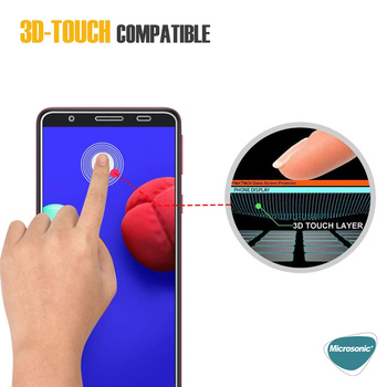 Microsonic Samsung Galaxy A01 Core Temperli Cam Ekran Koruyucu Film